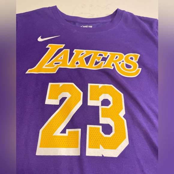 Lebron James Lakers #23 Nike Tee Jersey - Picture 4 of 7